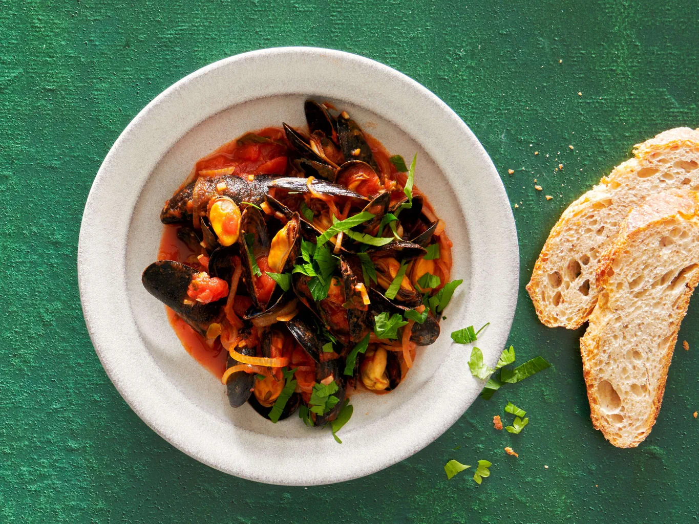 Moules aux tomates