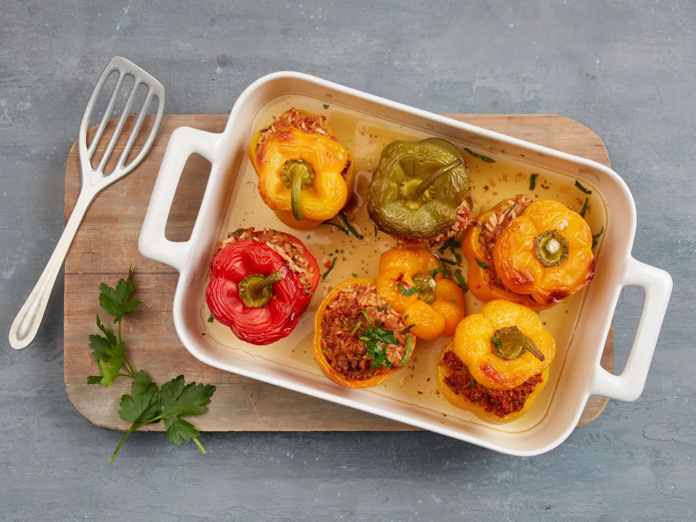 Peperoni ripieni vegani