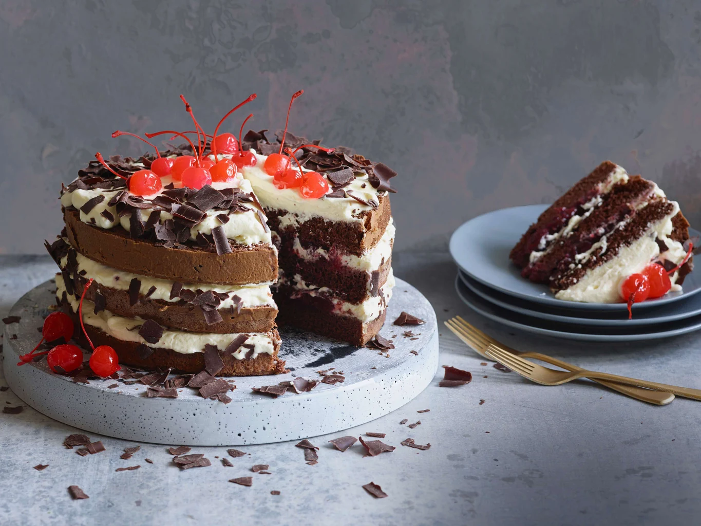Tourte forêt-noire