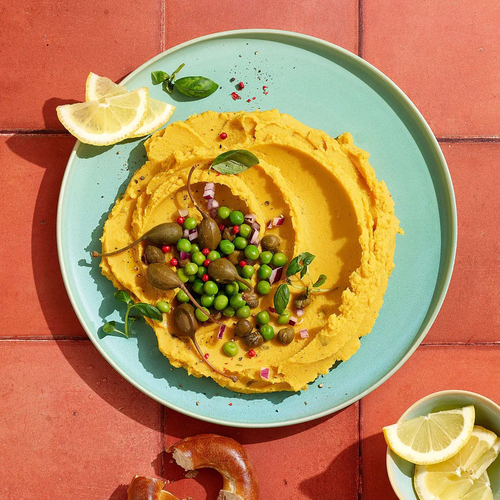 Fava con capperi e limone