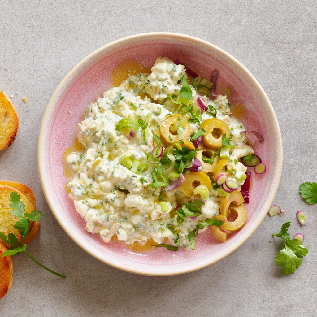 Tartinade de feta au paprika et au persil