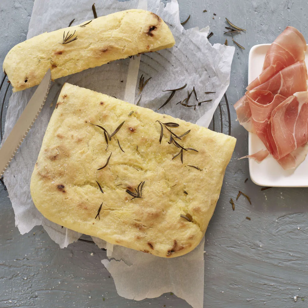 Focaccia al rosmarino senza glutine