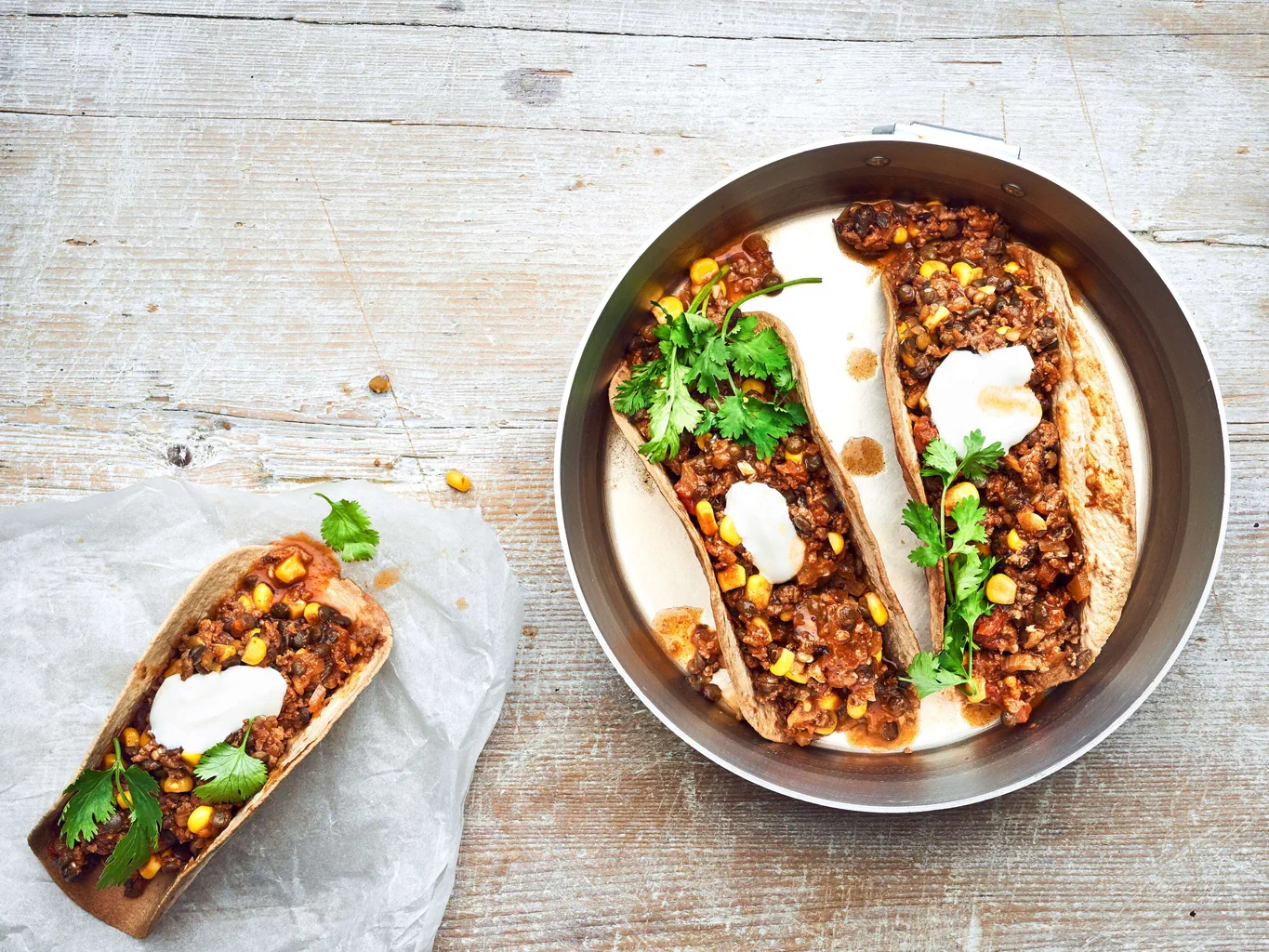 Chili con carne alle lenticchie