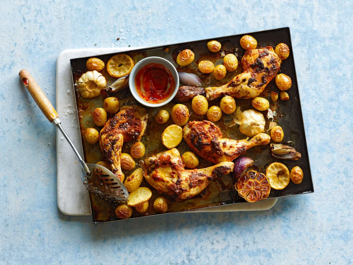 Cuisses de poulet au four