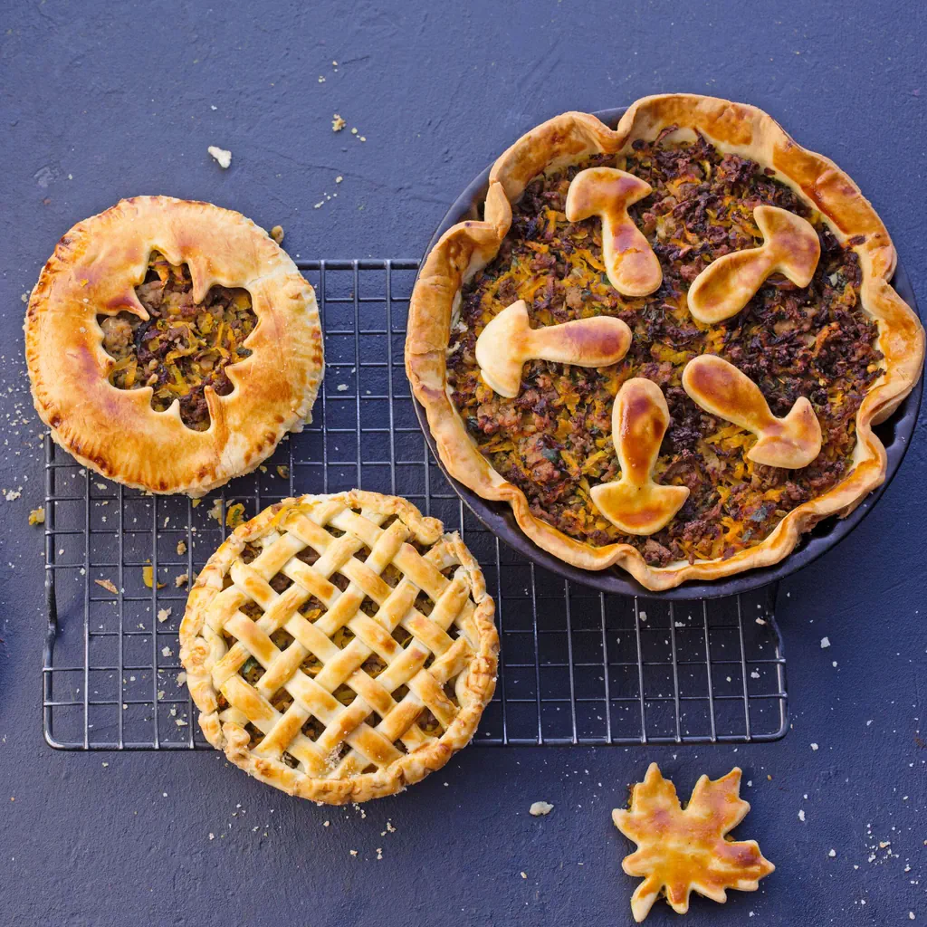 Torta di zucca e carne macinata
