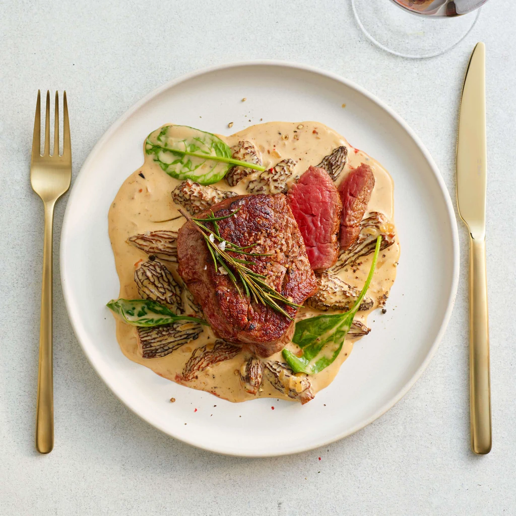 Rindsfilet auf Morchelsauce