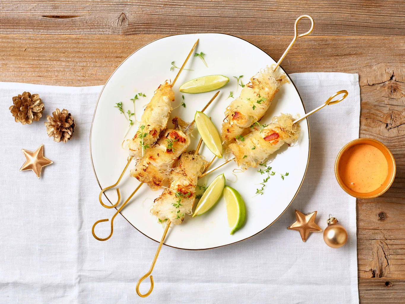 Knusperpoulet-Satay