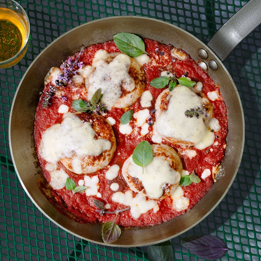 Chicken-Burger Parmesan