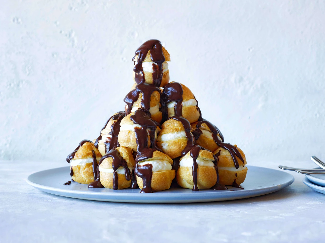 Profiteroles au chocolat