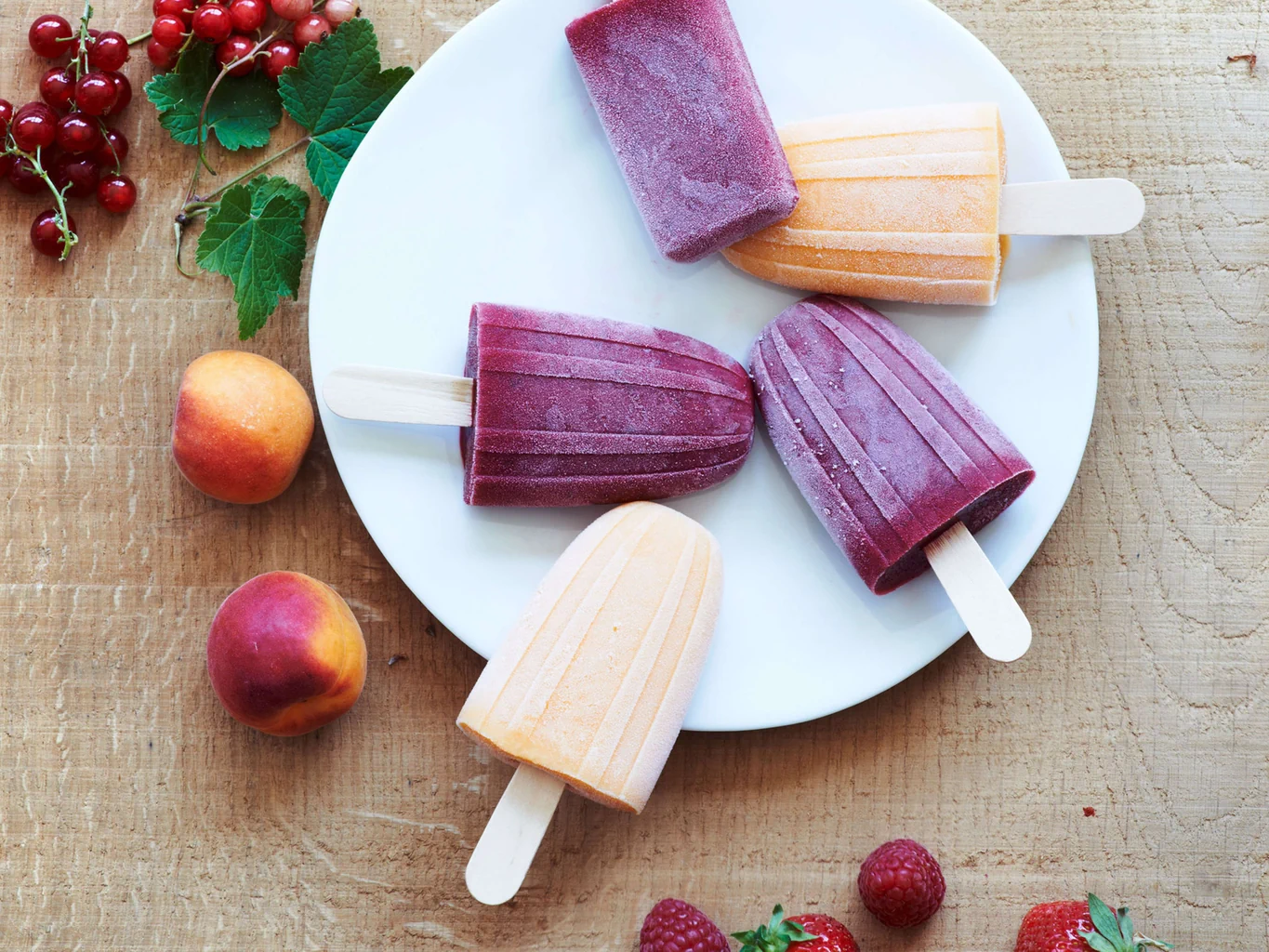 Glace au yogourt et petits fruits