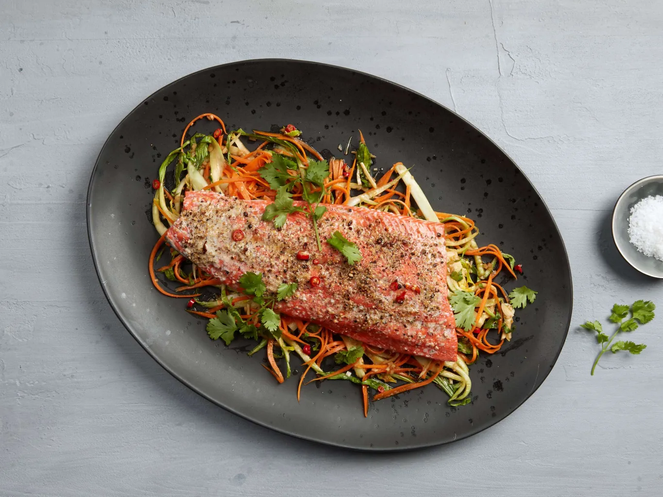 Salmone selvatico agli aromi asiatici