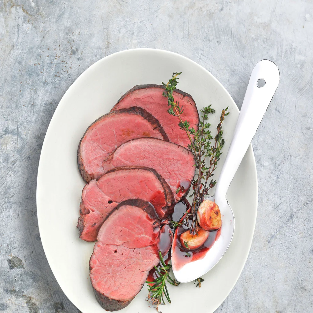 Rindsfilet mit Rotwein-Balsamico-Sauce