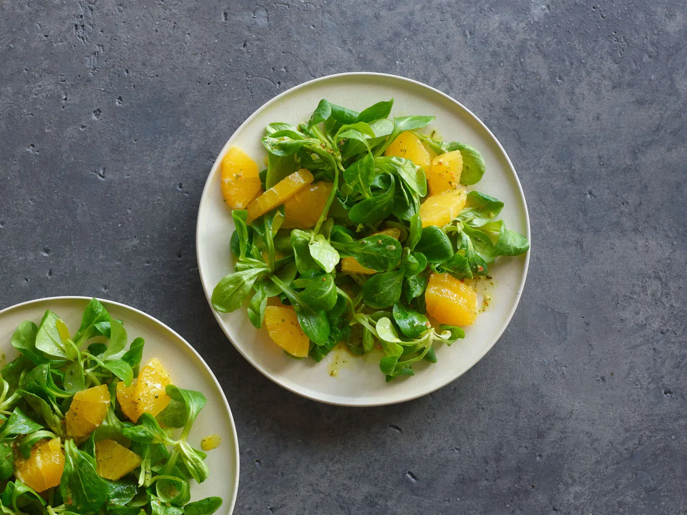 Salade de doucette et d’orange