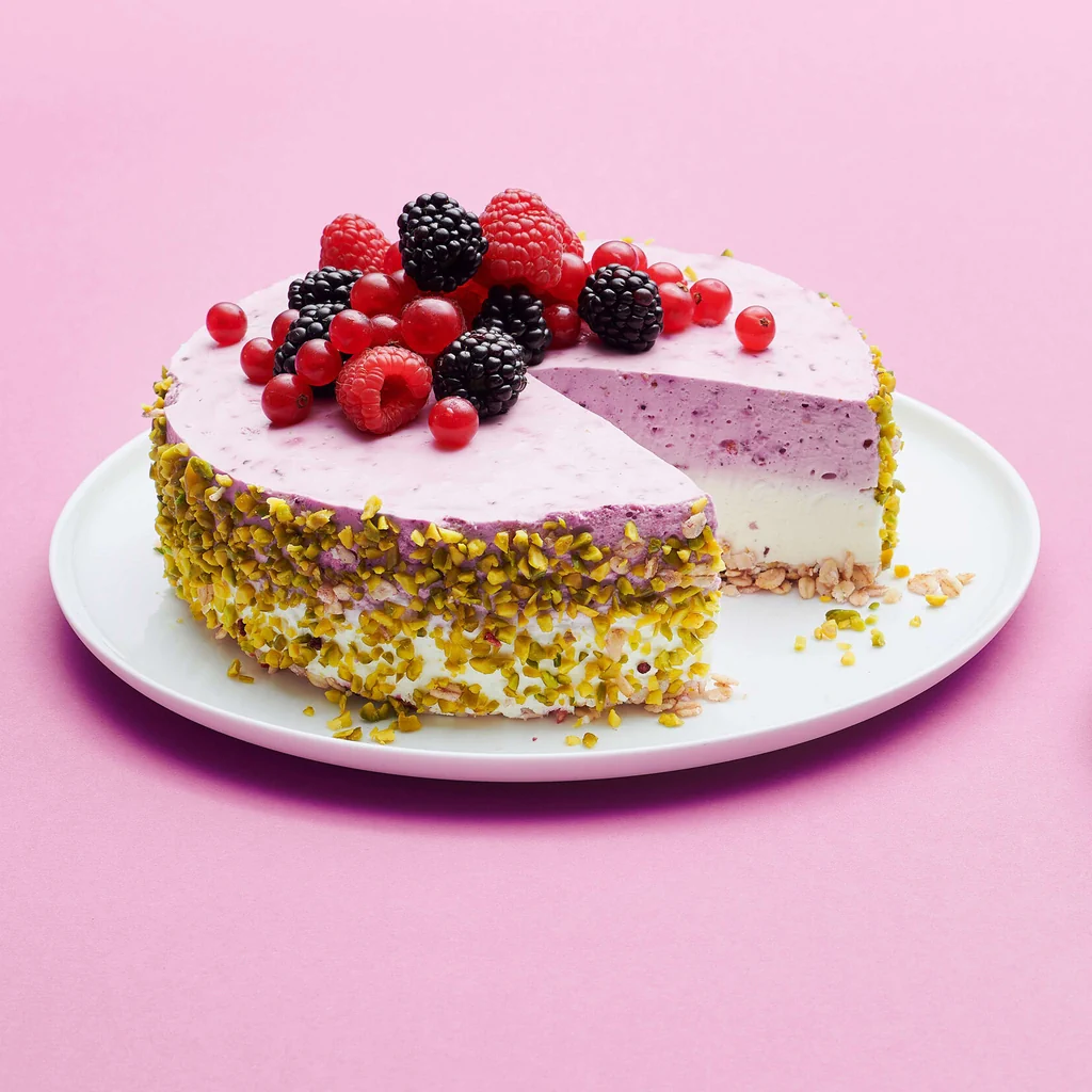 Quarktorte mit Beeren