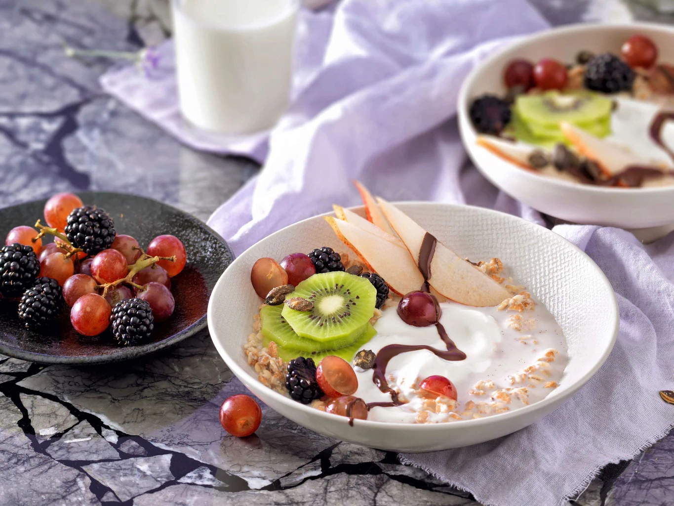 Overnight oats alle castagne
