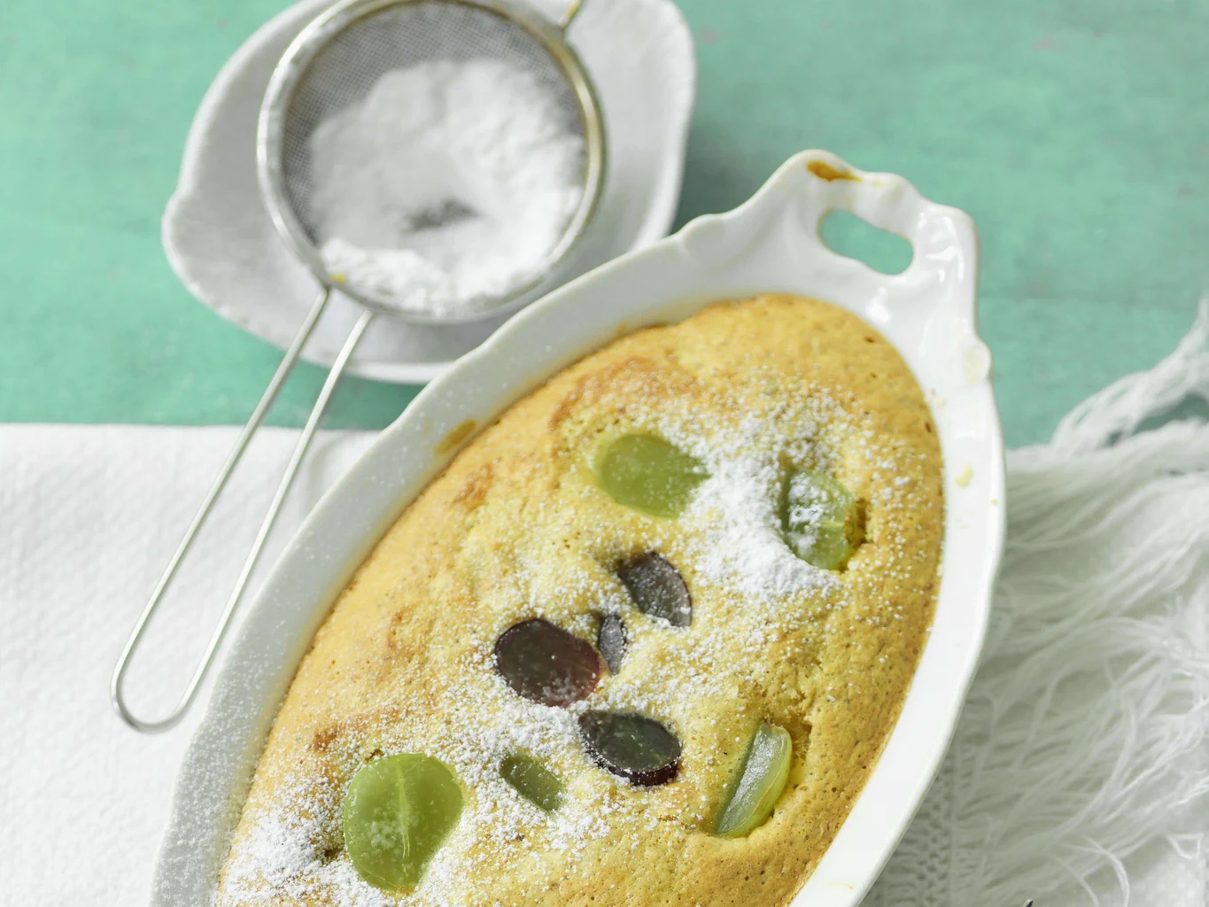 Trauben-Clafoutis
