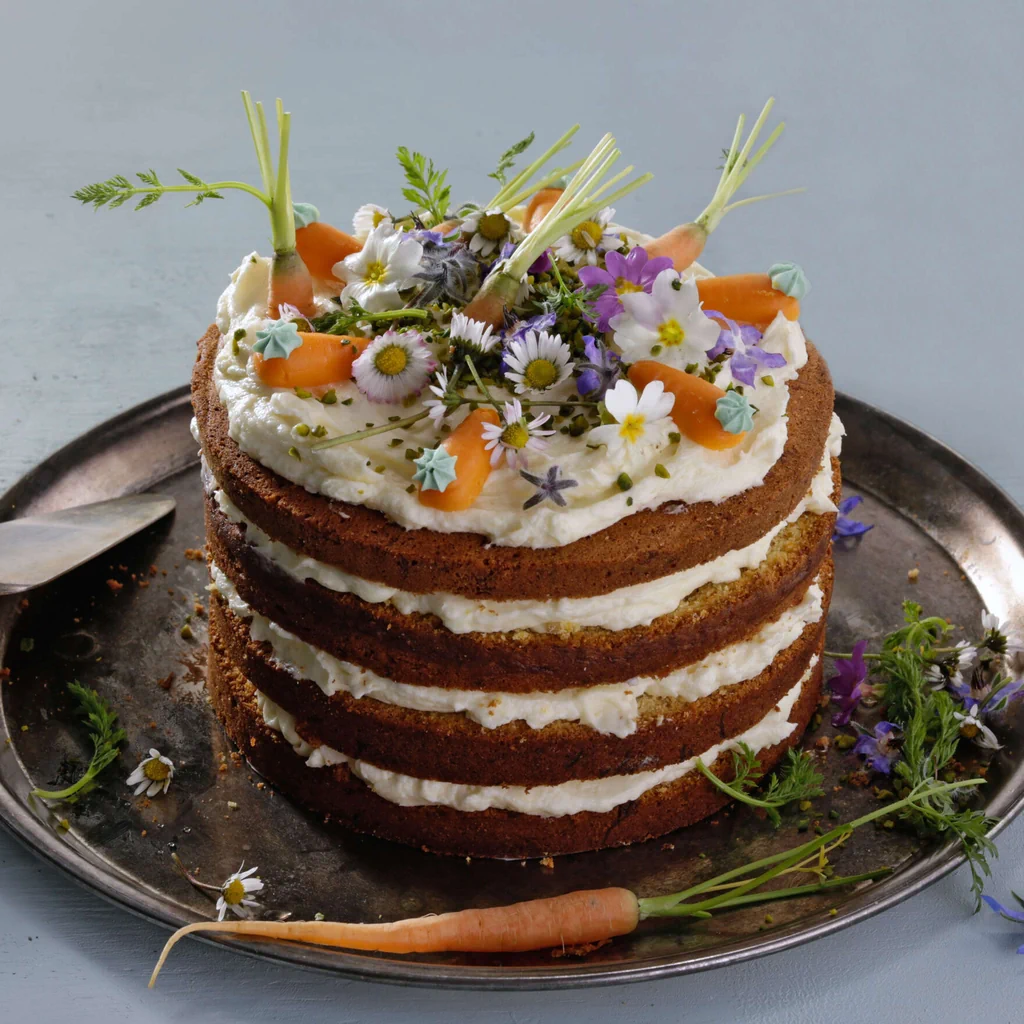 Naked-Cake mit Rüebli