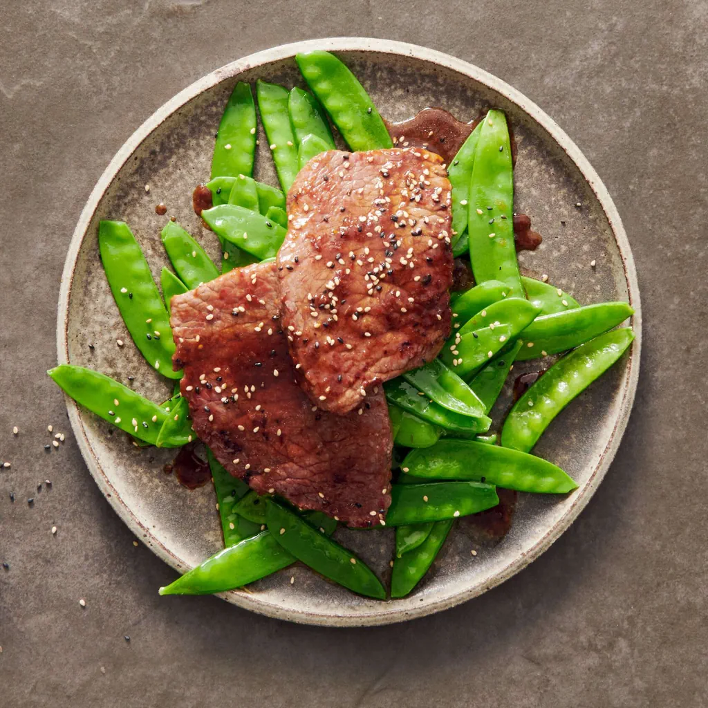 Tranches de bœuf à l'asiatique 