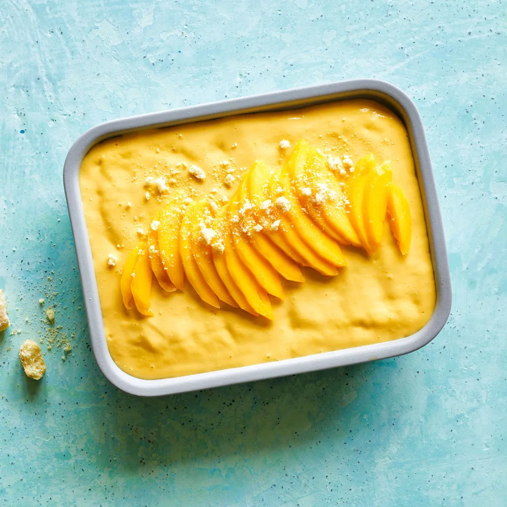 Mango-Biskuit-Creme