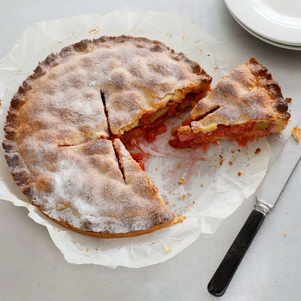 Pie al rabarbaro