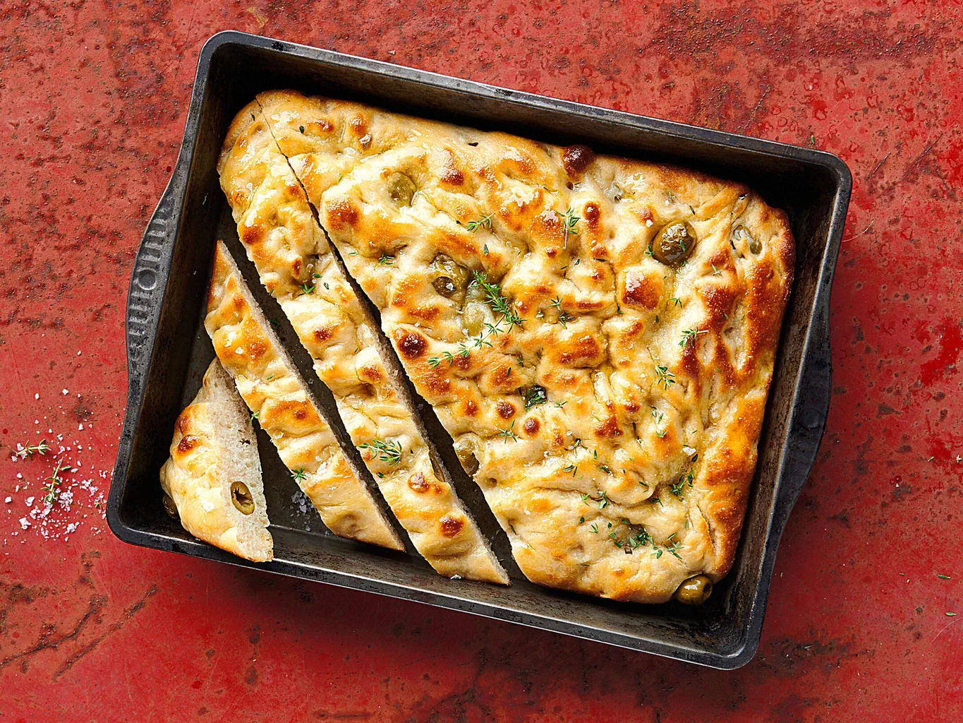Focaccia alle olive
