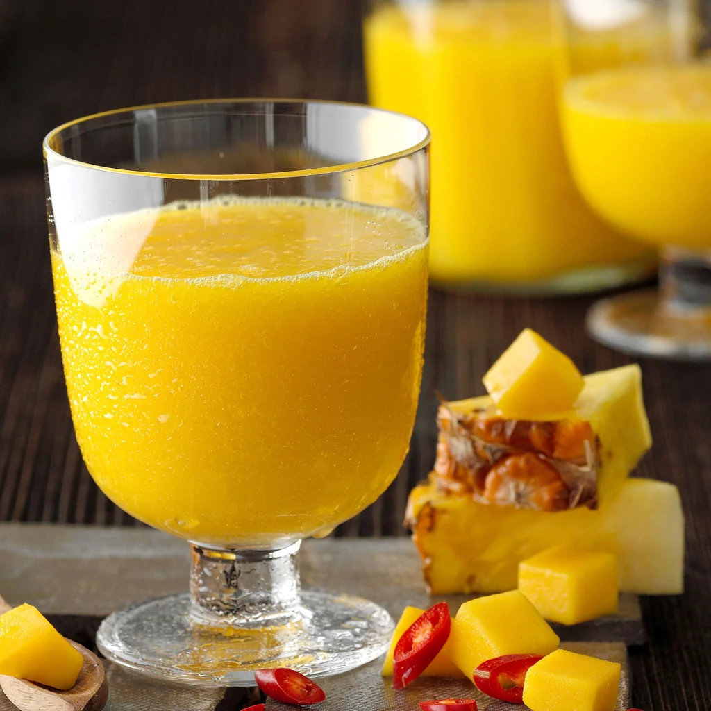Smoothie ananas-mangue