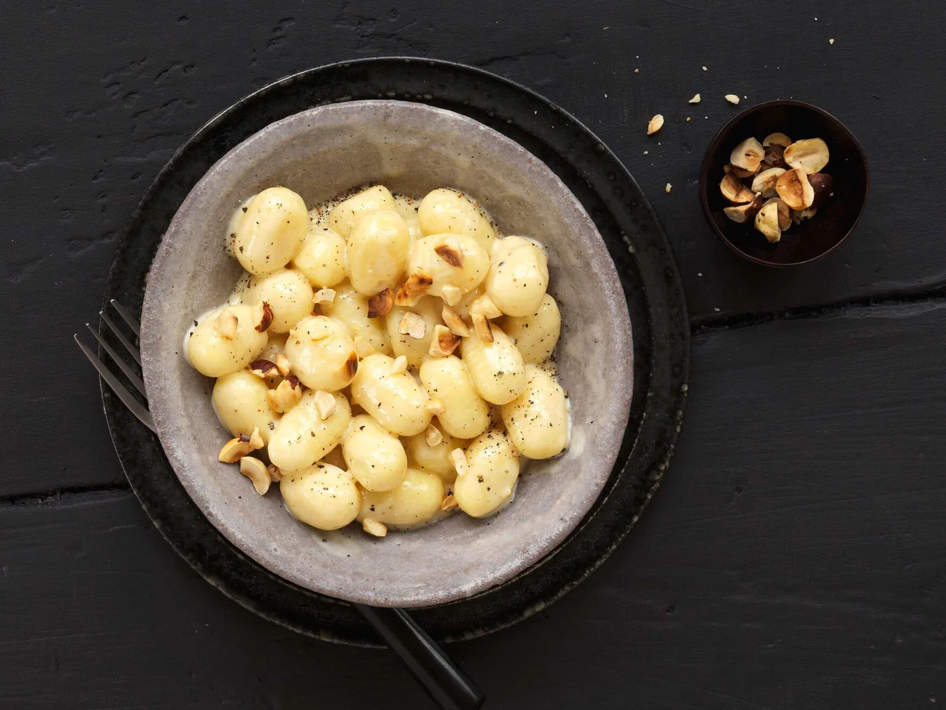 Gnocchi avec crème au parmesan