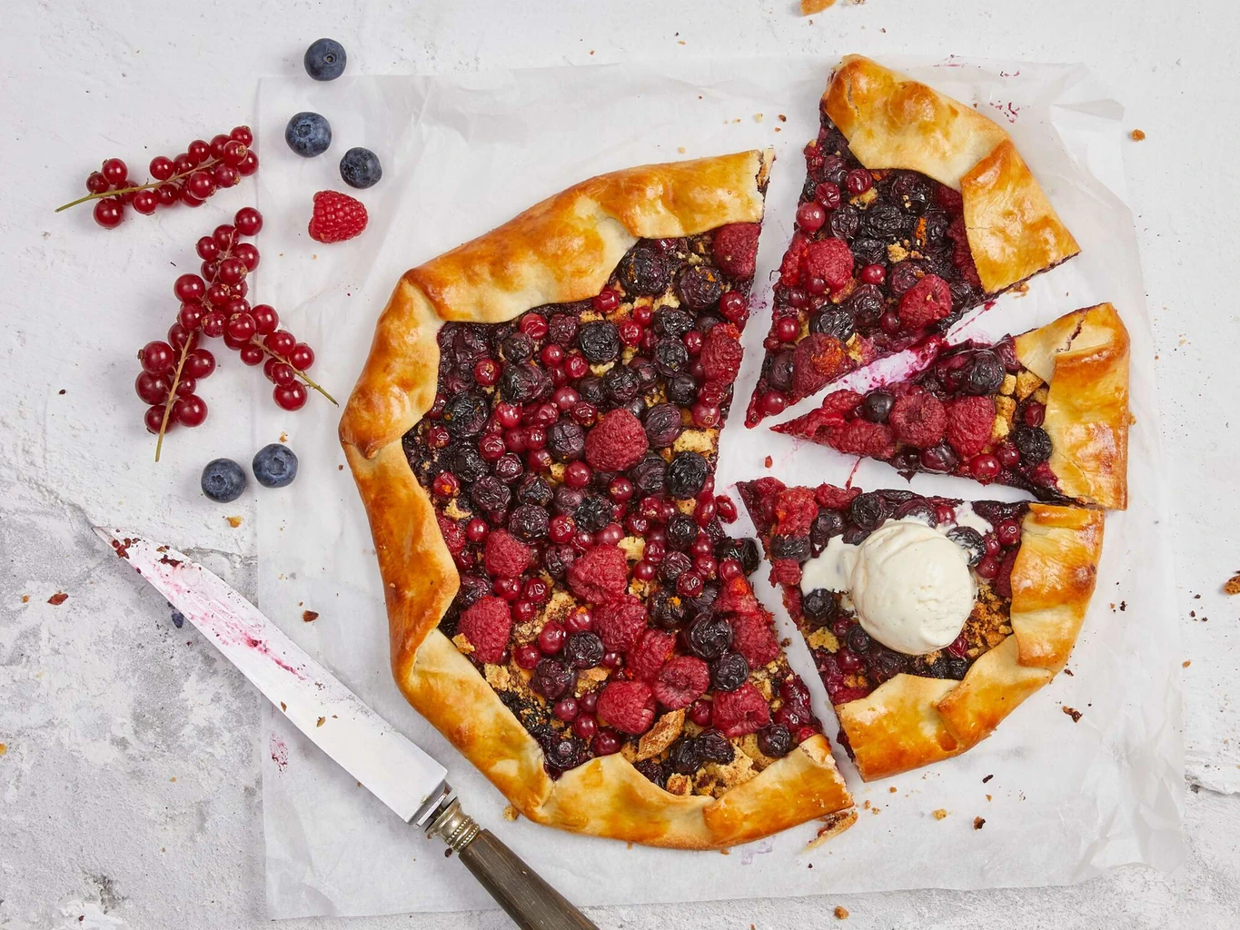 Galette aux baies