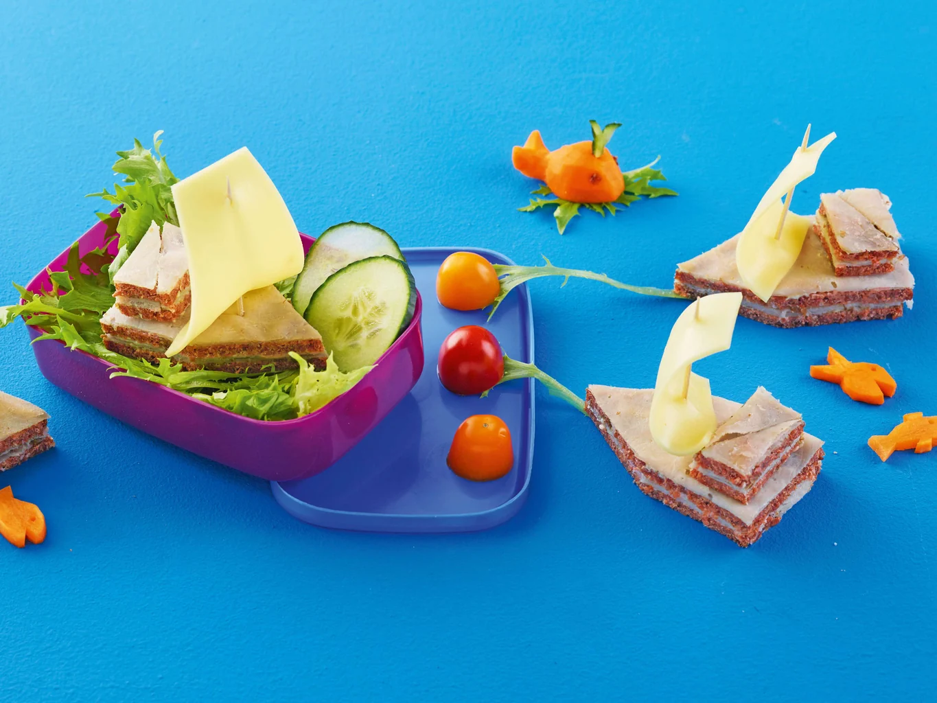 Petits bateaux sandwichs