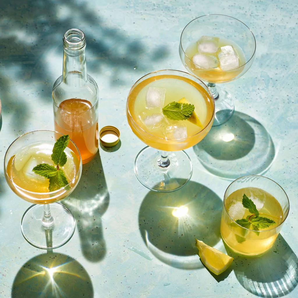 Sirop de pomme et menthe