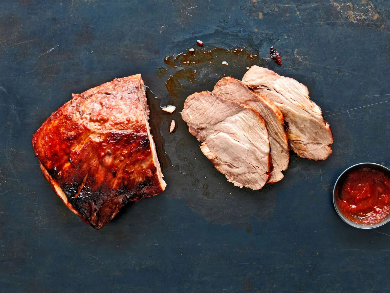 Schweinshalsbraten BBQ-Style