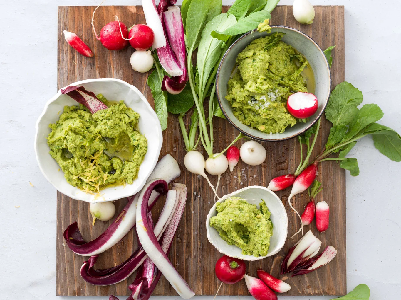 Hummus all'aglio orsino
