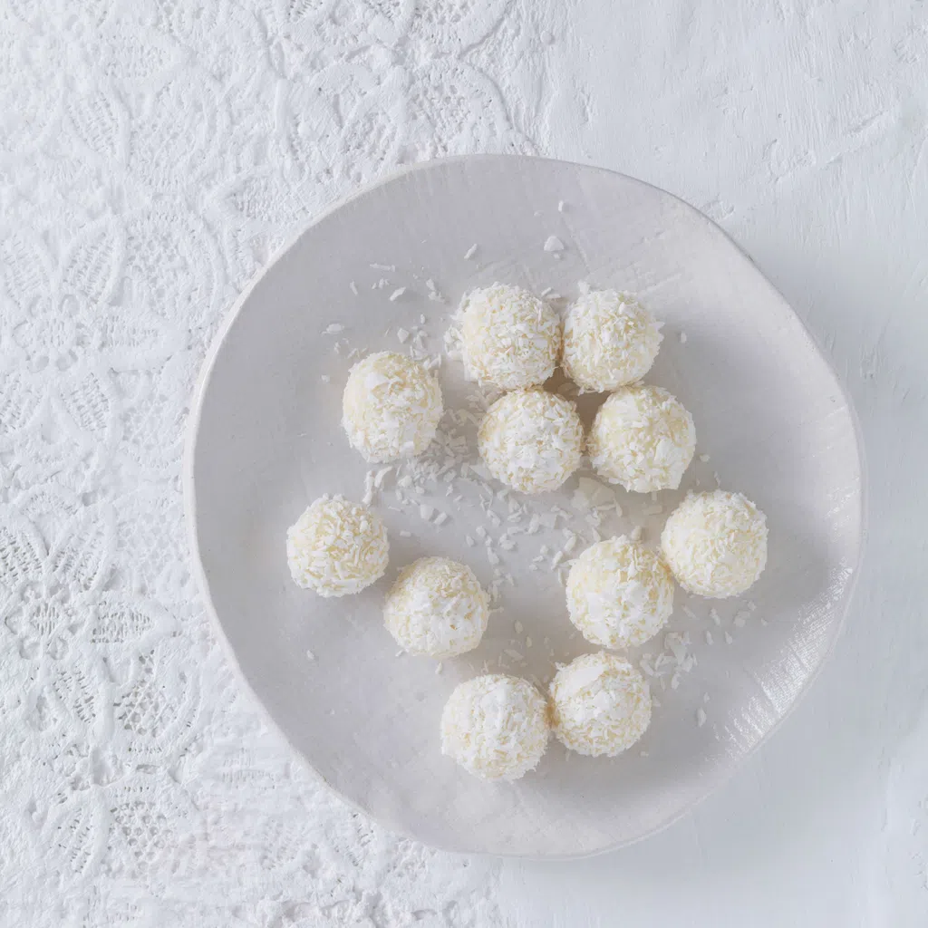 Kokos-Macadamia-Truffes