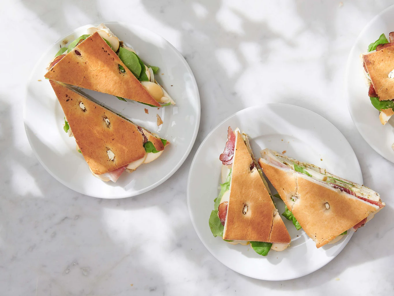 Sandwich focaccia à la scamorza