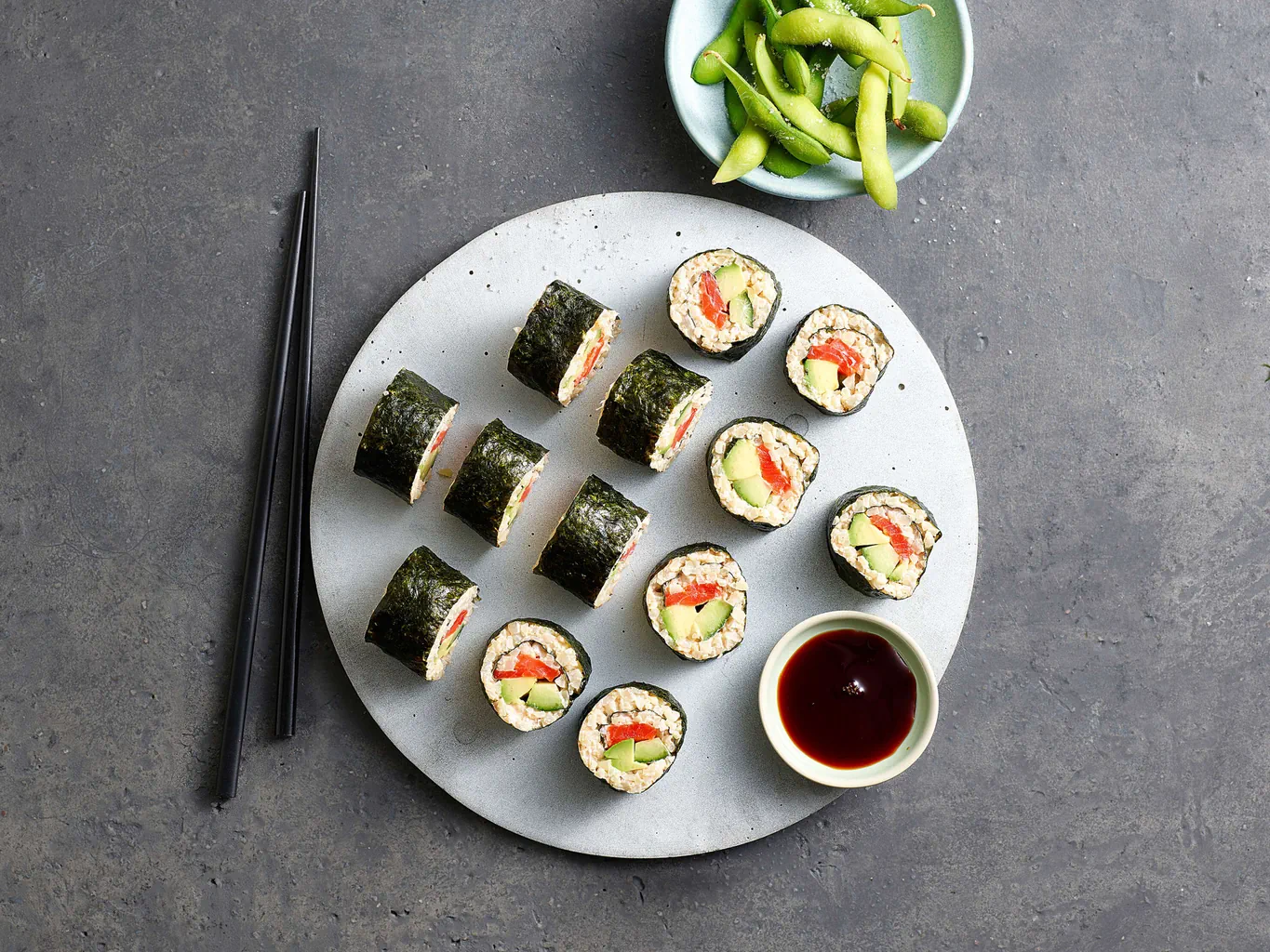 High-Protein-Sushi-Rollen