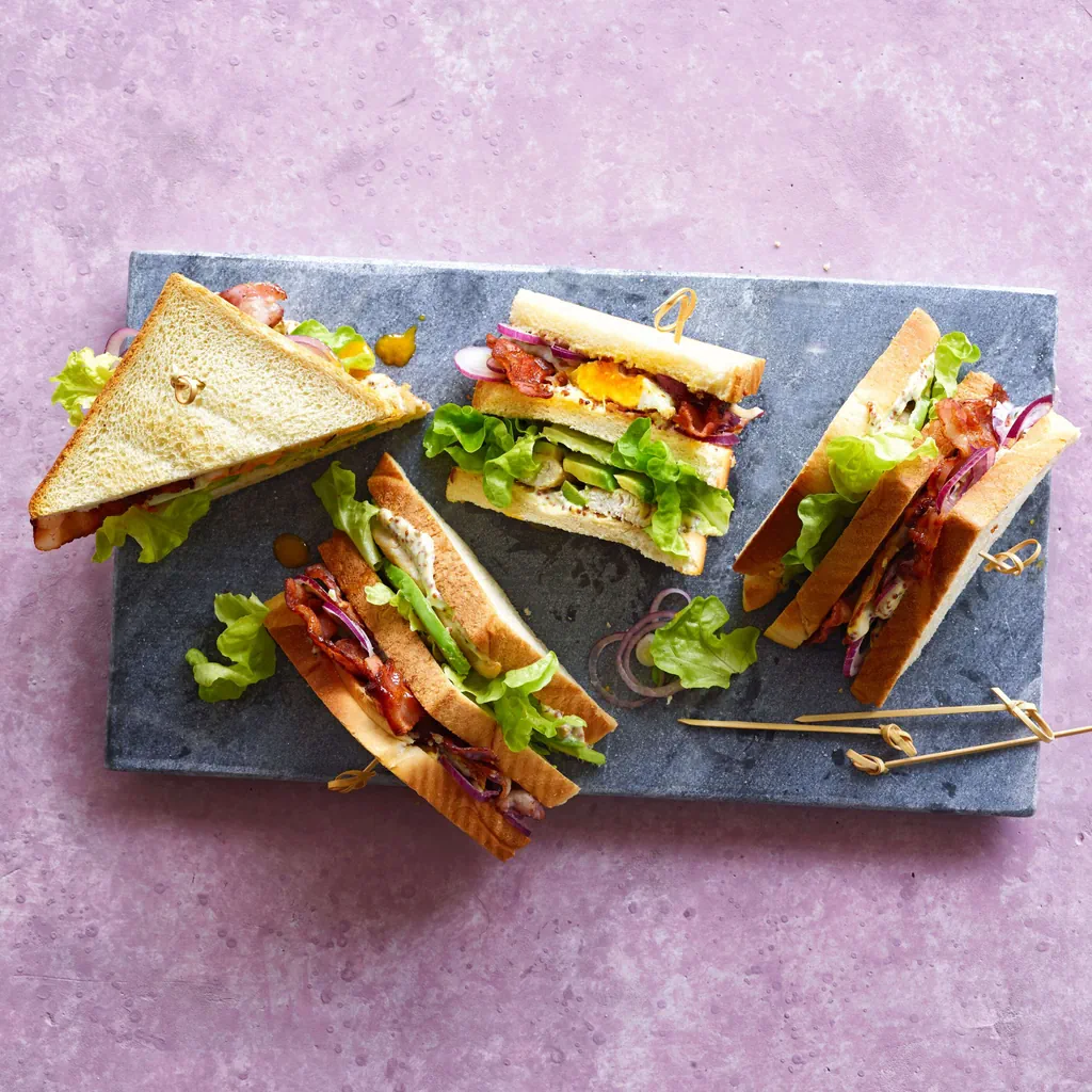 Club Sandwich mit Poulet
