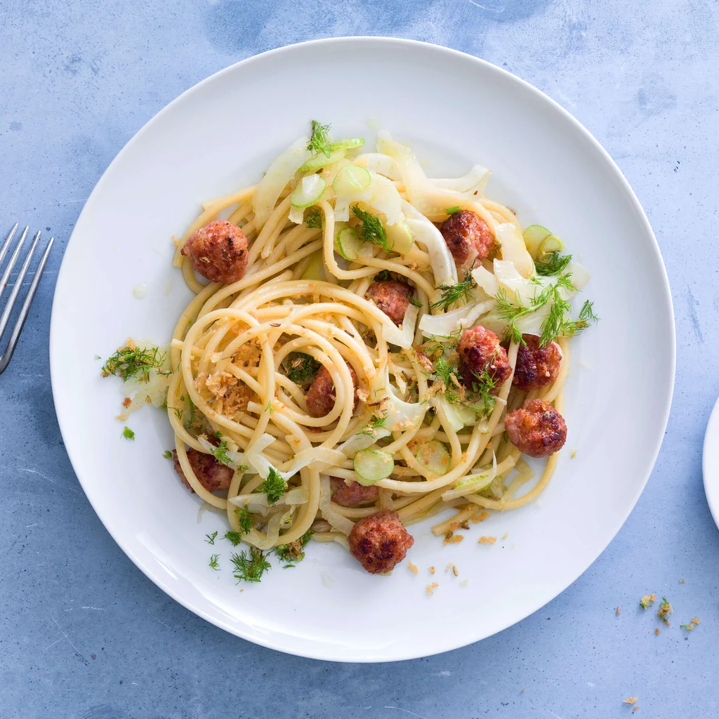 Bucatini mit Fenchel und Polpette