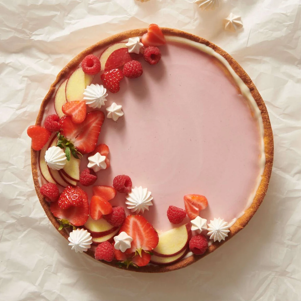 Tarte panna cotta aux fruits