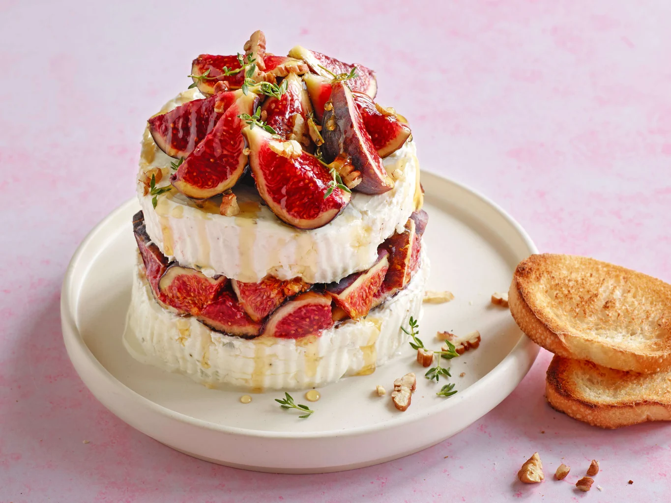 Tourelle figues-gorgonzola-mascarpone