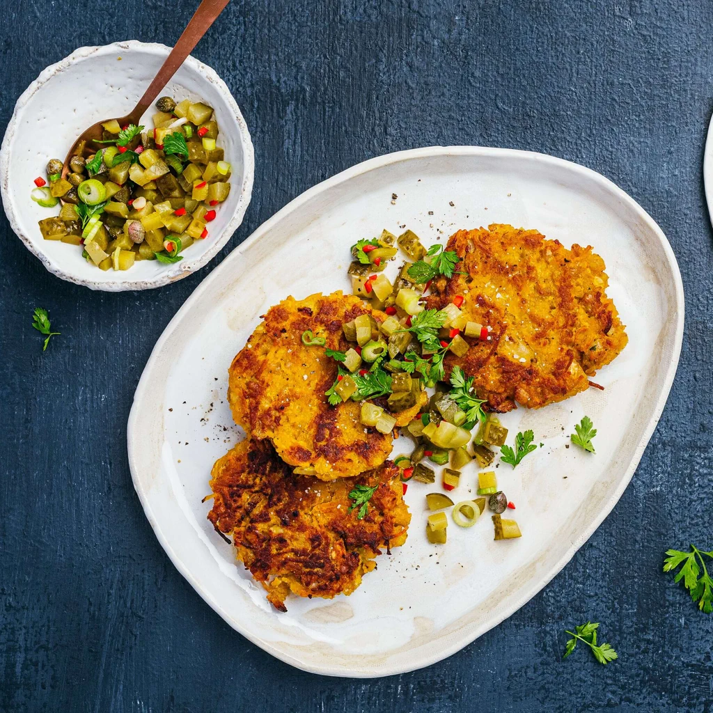 Galettes de courge aux marrons