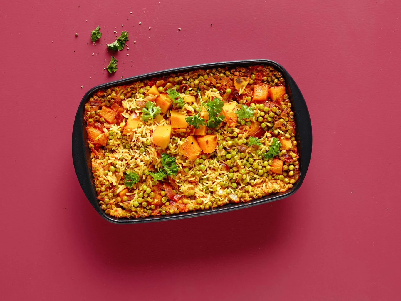 Riso con verdure al forno