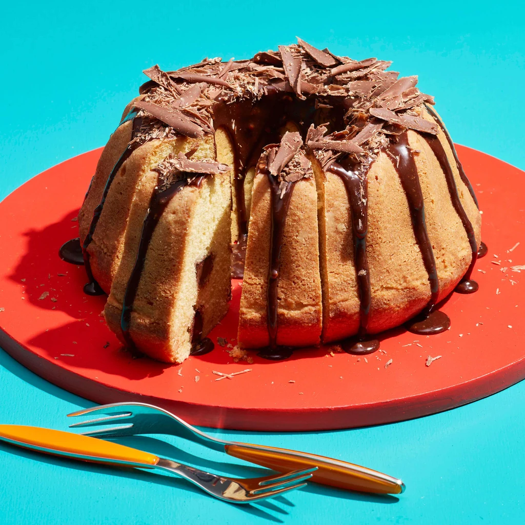 Kouglof aux branches de chocolat