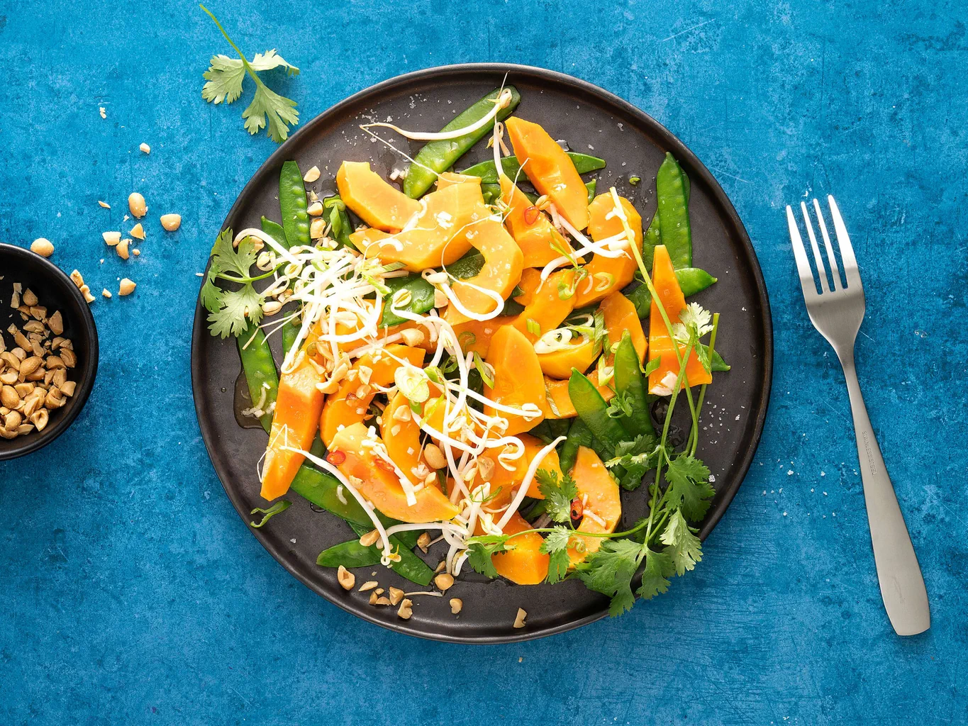 Salade de papaye piquante