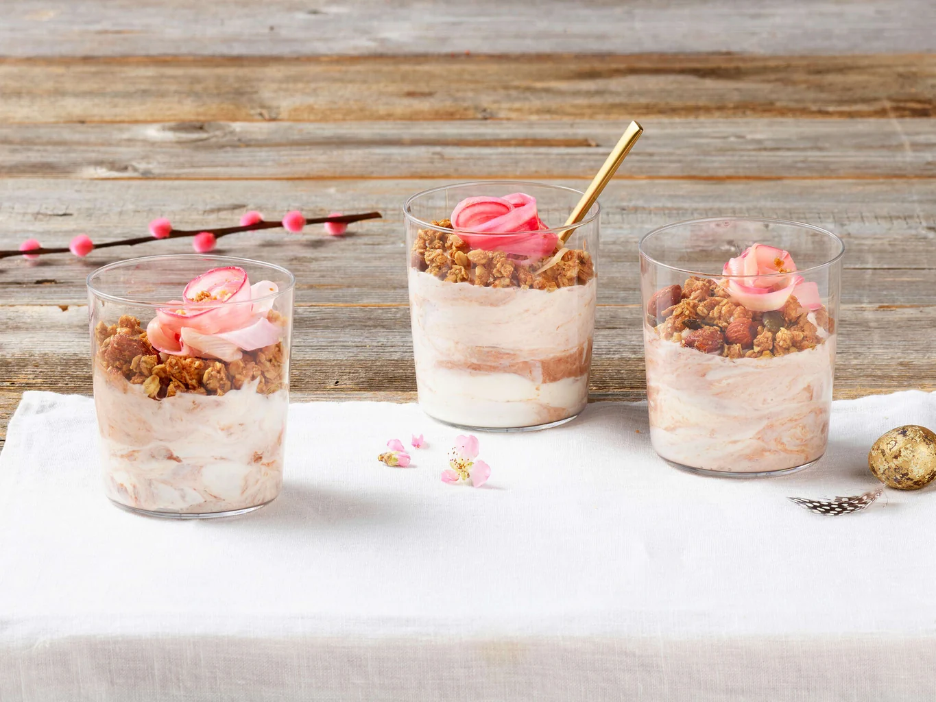 Schokoladen-Müesli mit Rhabarber