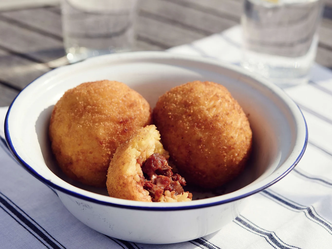 Arancini à l’aubergine
