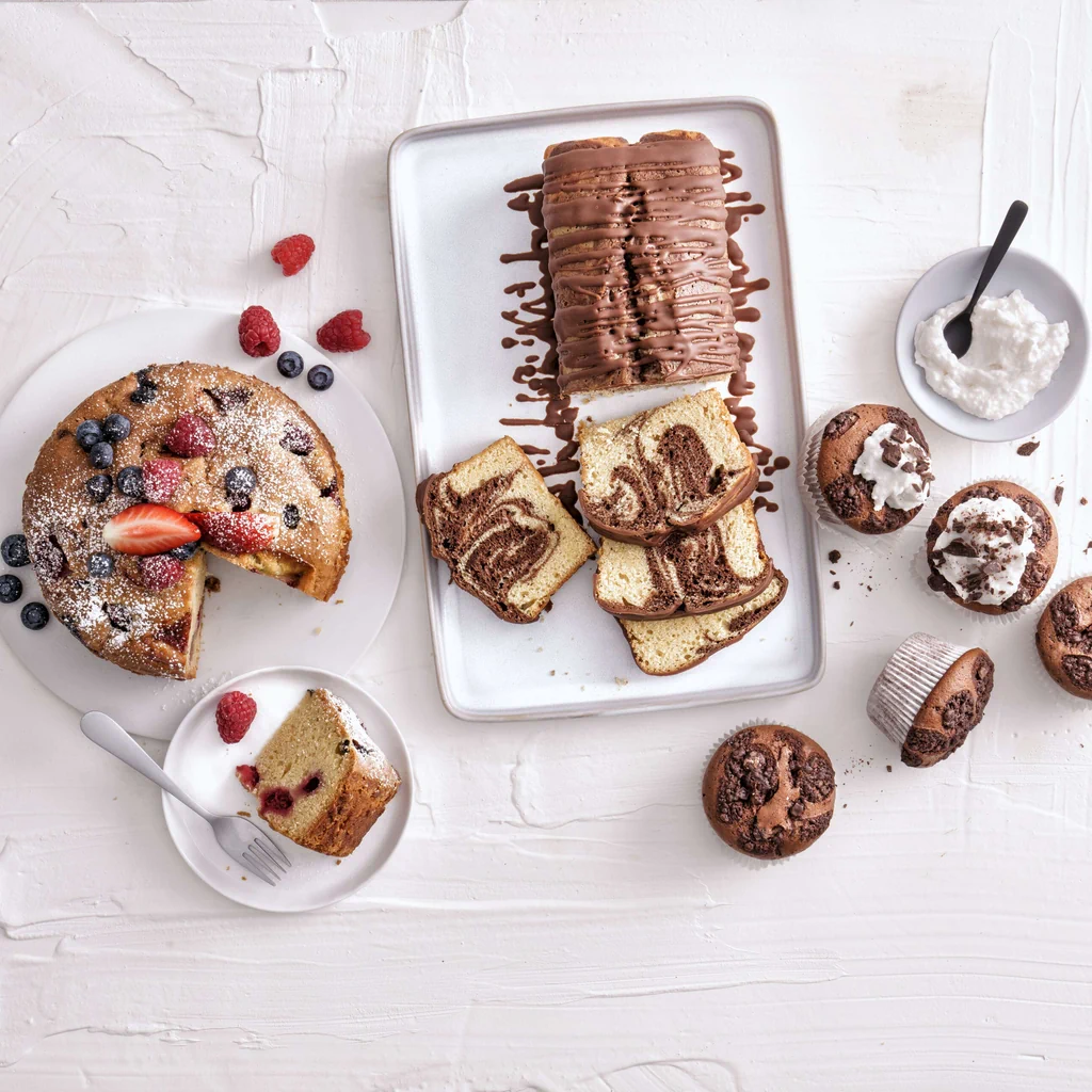 Cake végan en trois façons