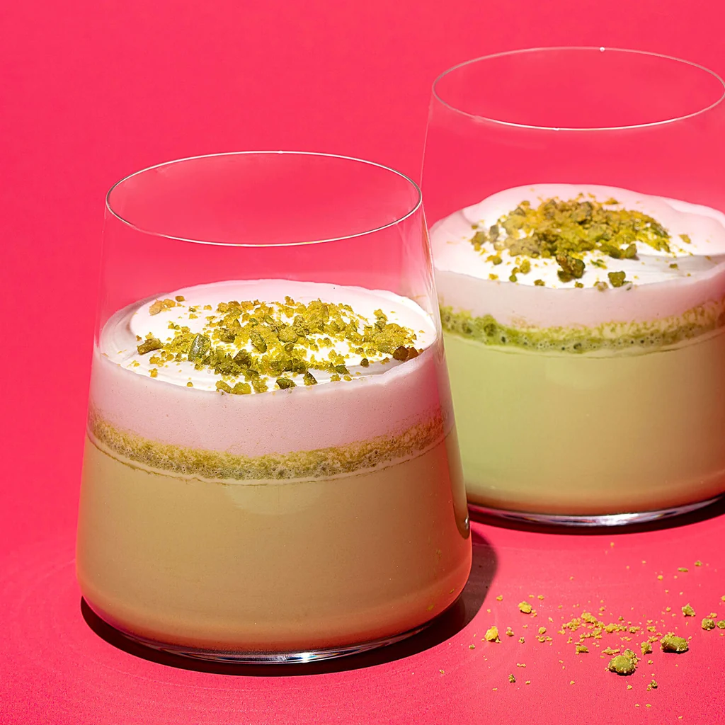 Panna cotta au matcha
