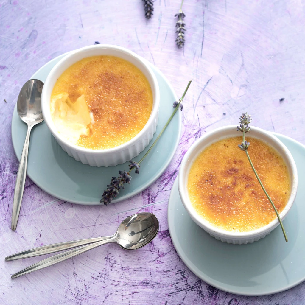 Lavendel-Crème-brûlée
