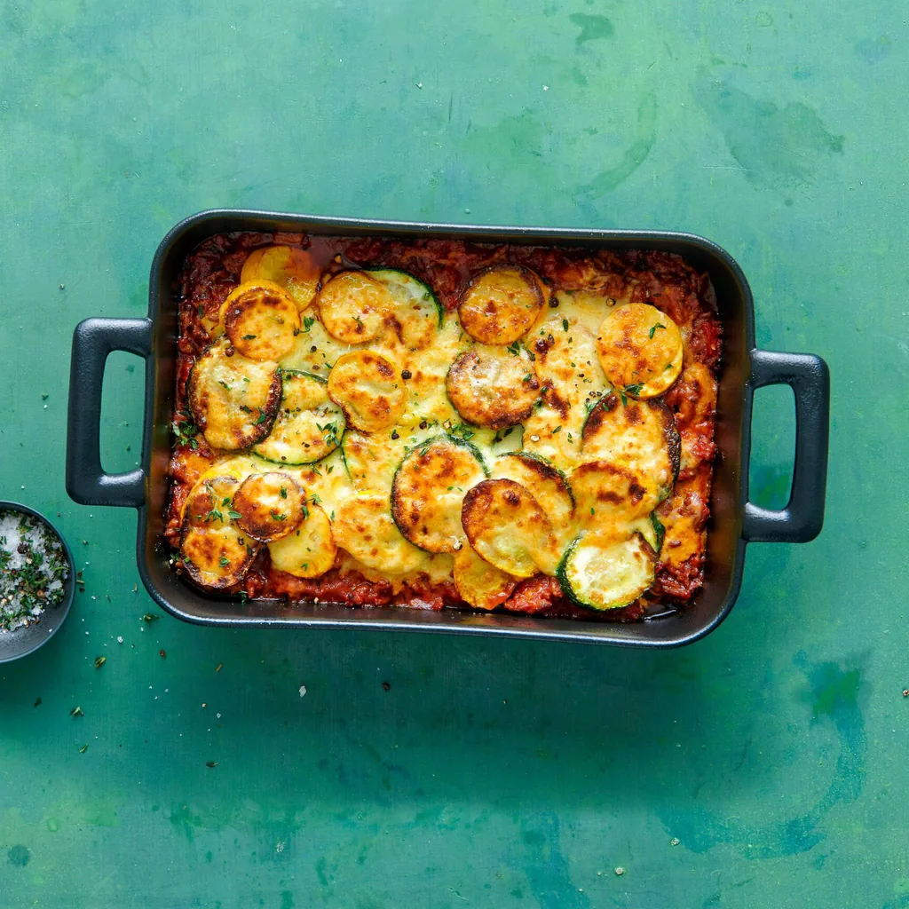 Gratin di zucchine e carne macinata
