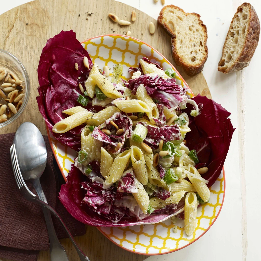 Radicchio-Penne-Salat